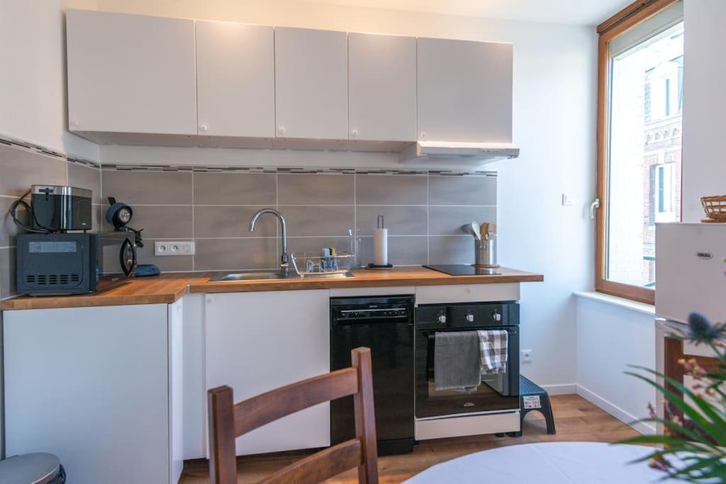 La Petite Marcelle, Appartement & Garage Le Treport Luaran gambar